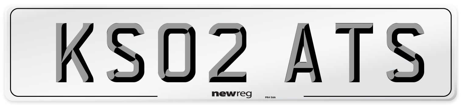 KS02 ATS Number Plate from New Reg